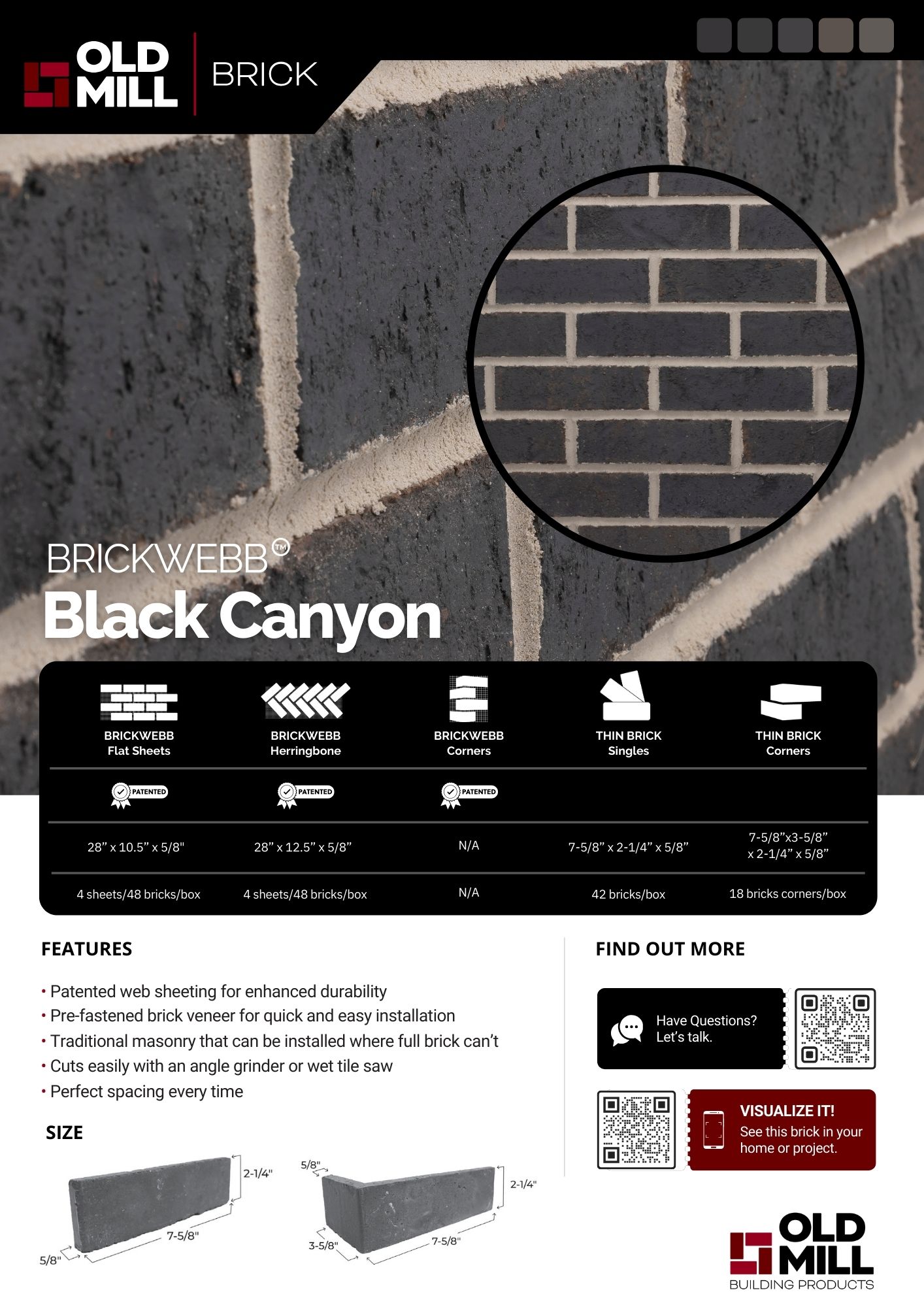 Black Canyon Spec Sheet